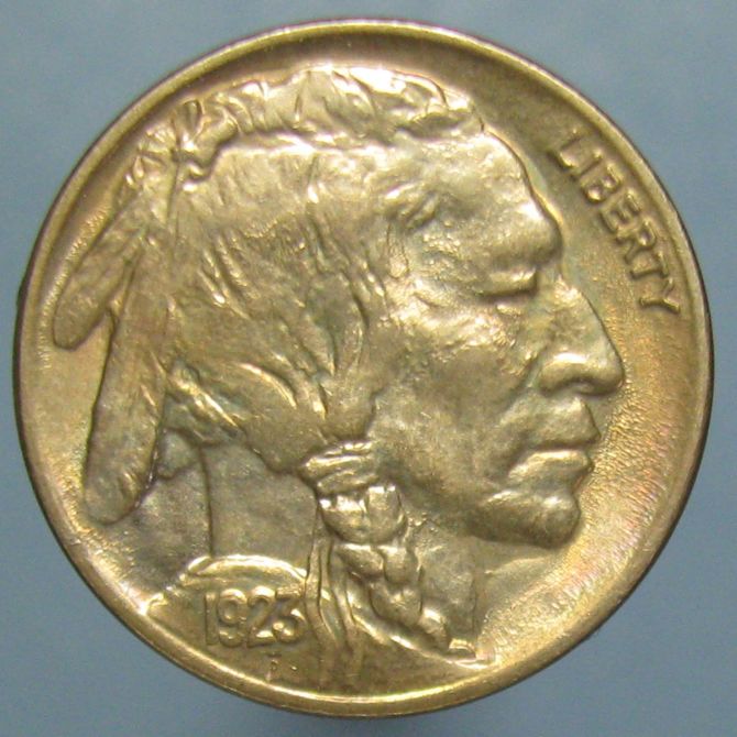 1923-Nicely-Toned-Buffalo-Nickel
